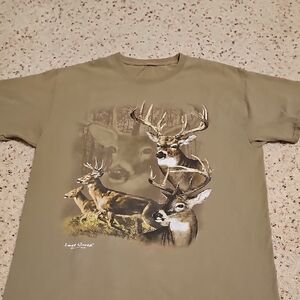 Tan Men's Deer T-Shirt Lost Creek Outfitters
